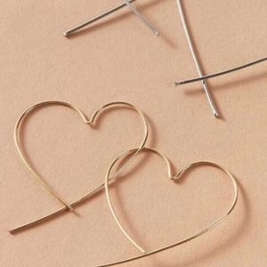 Heart Shape Hoop Earrings